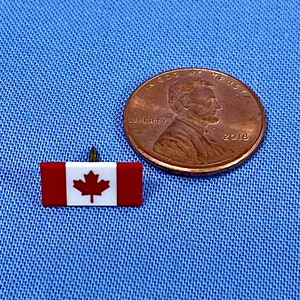 Canada Flag Tac Pin. Canada Souvenir. Support the Truckers. Collectible Hat Vest Lapel Lanyard Strap Gift Boxed