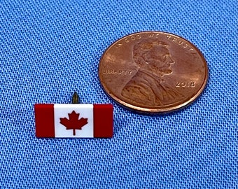 Canada Flag Tac Pin: Canadian Souvenir, Gift Boxed