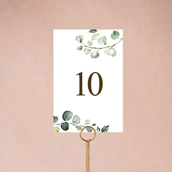 Table Numbers Printable - Etsy