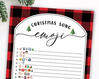 Christmas Song Emoji - Etsy