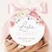 PRINTABLE Love is Sweet Favor Tags . Wedding Bridal Shower Bachelorette ...
