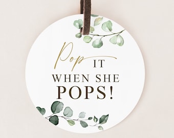 Pop It When She Pops Tags - Etsy