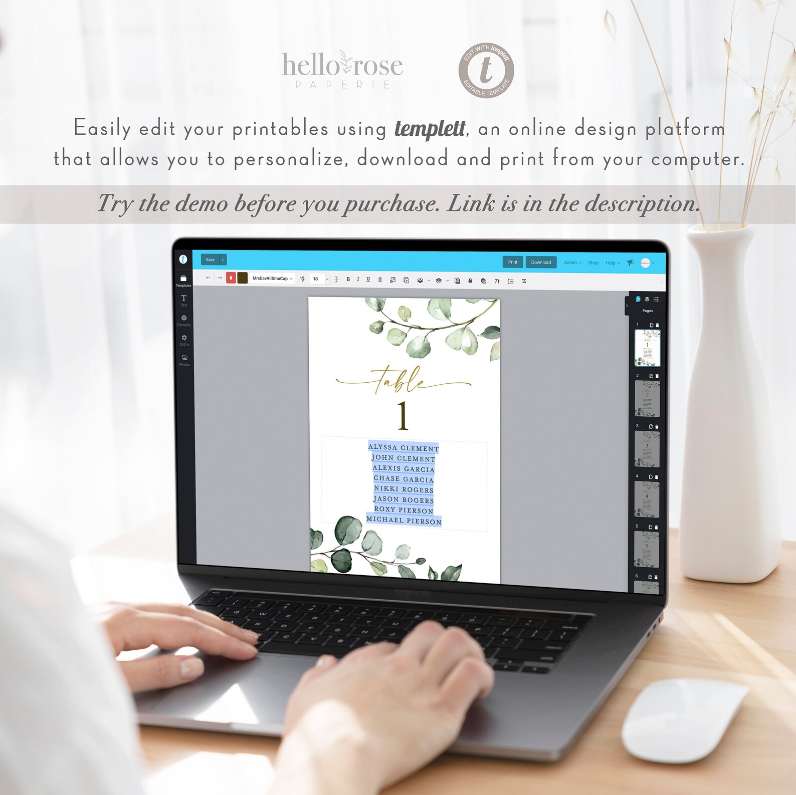 Wedding Seating Chart Table Cards Template . Table Numbers - Etsy