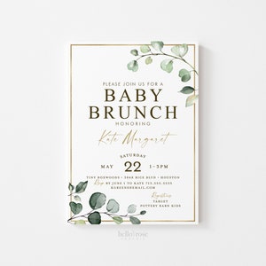 Coffee and Tea Bar Sign Printable . Greenery and Gold . Wedding ...
