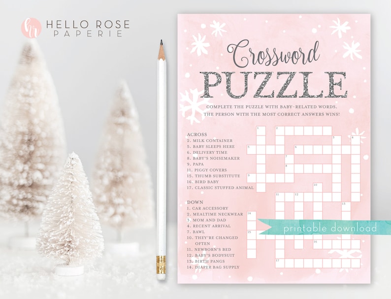 Pink and Silver Download Personalized Baby Shower Milestone Sign Winter Baby It/'s Cold Outside Girl Printable Pregnancy Stats Board
