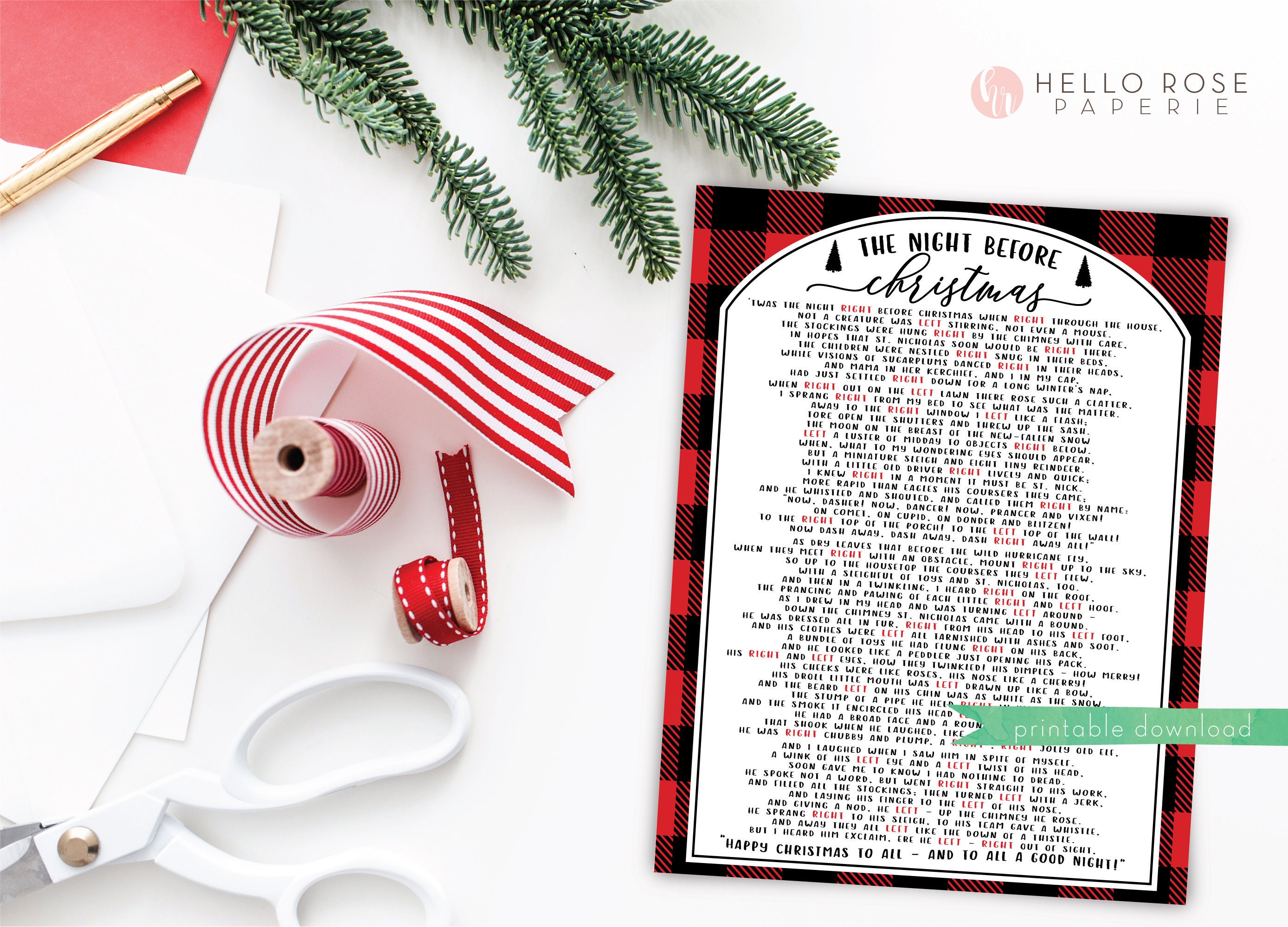 the-night-before-christmas-left-right-pass-the-present-game-etsy