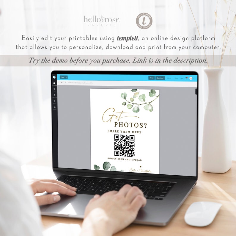 Wedding Reception QR Code Sign . Got Photos? . Share the Love Photos ...