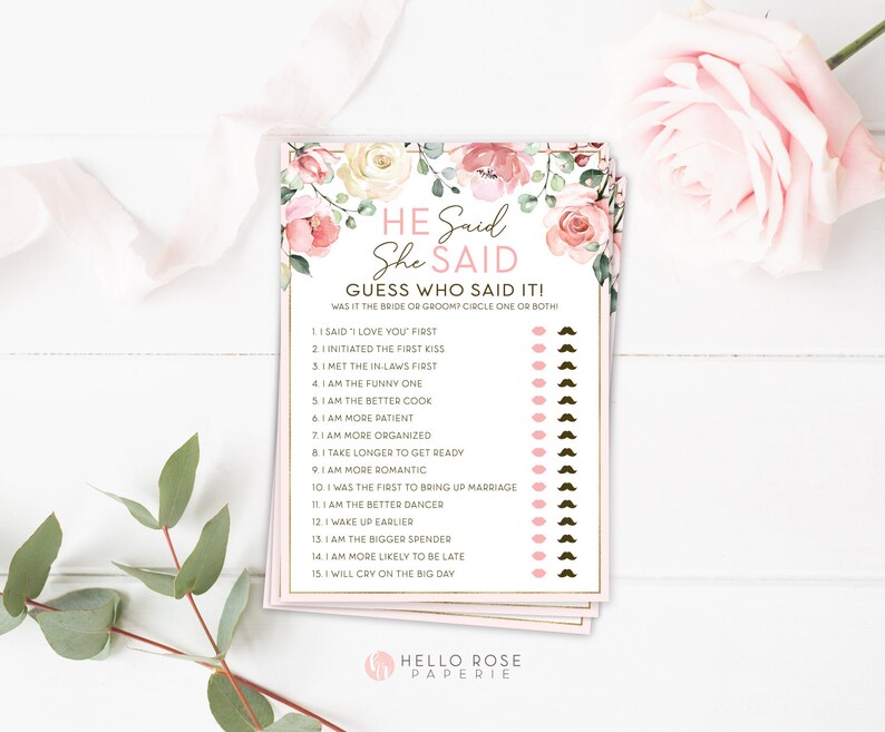 Gold Foil Romantic Rustic Eucalyptus Flowers Floral Blush White Watercolor Bridal Shower Invitation Printable Digital Download PDF