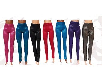 Shiny Spandex Doll Leggings: Handmade 1/6 Scale Fashion Doll Tights