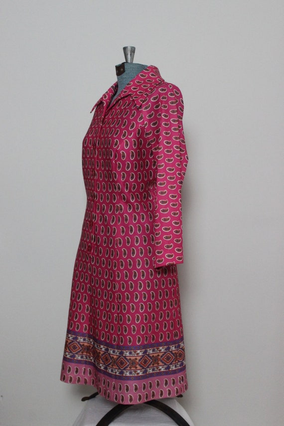 Holiday Sale! Vintage 1960s Dress // 60s Paisley … - image 4