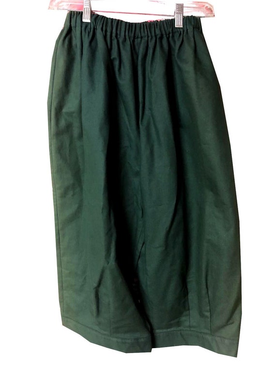 Renaissance Dark Green Venetian Cotton Breeches