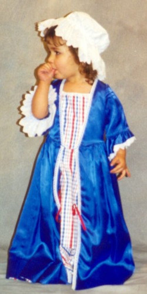 4th of July Child Costume Colonial 18th Century La