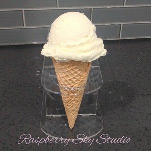 Fake Vanilla Ice Cream Cone, Fake Ice Cream, Fake Food, Prop Food, Decorative Food