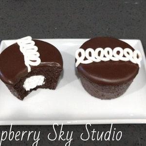 Oversized Large Fake Cupcake, Faux Chocolate Cupcake, Bitten Cupcake, Fake Bakes,  Fake Food, Prop Food, Decorative Food