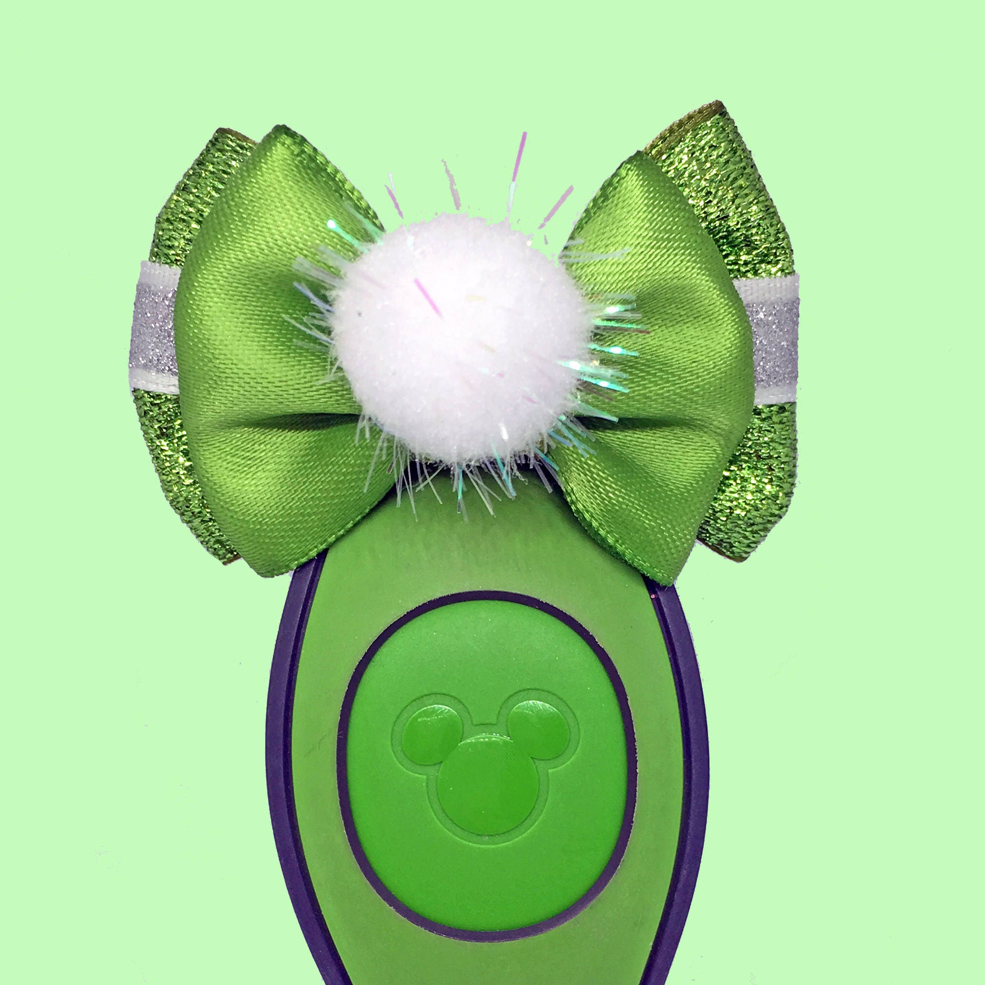 Magic Band Bow Tinkerbell Magic Band Bow Etsy