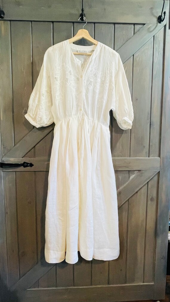 vintage maxi button down Gem