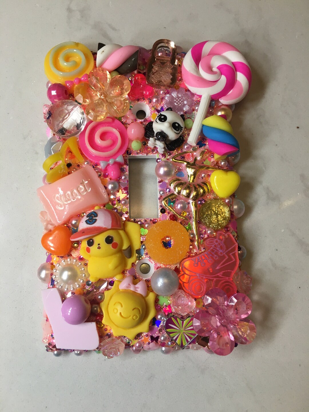 Sunshine Baby Kawaii Light Switch Cover Etsy