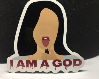 Jennifer's Body I Am A God Sticker