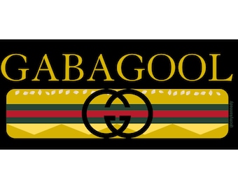 Gabagool Capicola Gucci Parody Sticker Decal Sopranos