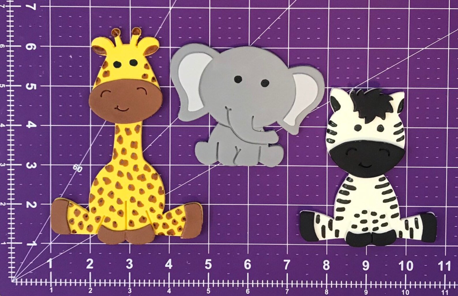 safari-animals-jungle-animals-babyshower-cake-toppers-etsy