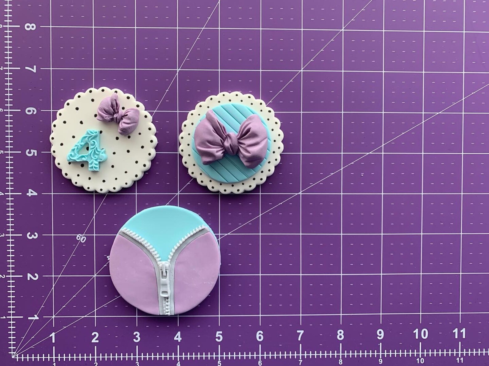 Surprise Fondant Cupcake Toppers Doll Fondant Cupcake Etsy