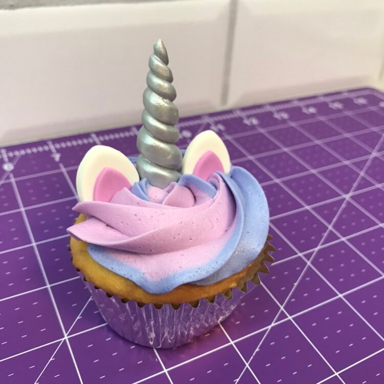 Unicorn Fondant Cupcake Toppers Unicorn Fondant Horns Etsy Unicorn Fondant Cupcake Toppers Unicorn Fondant Horns Etsy