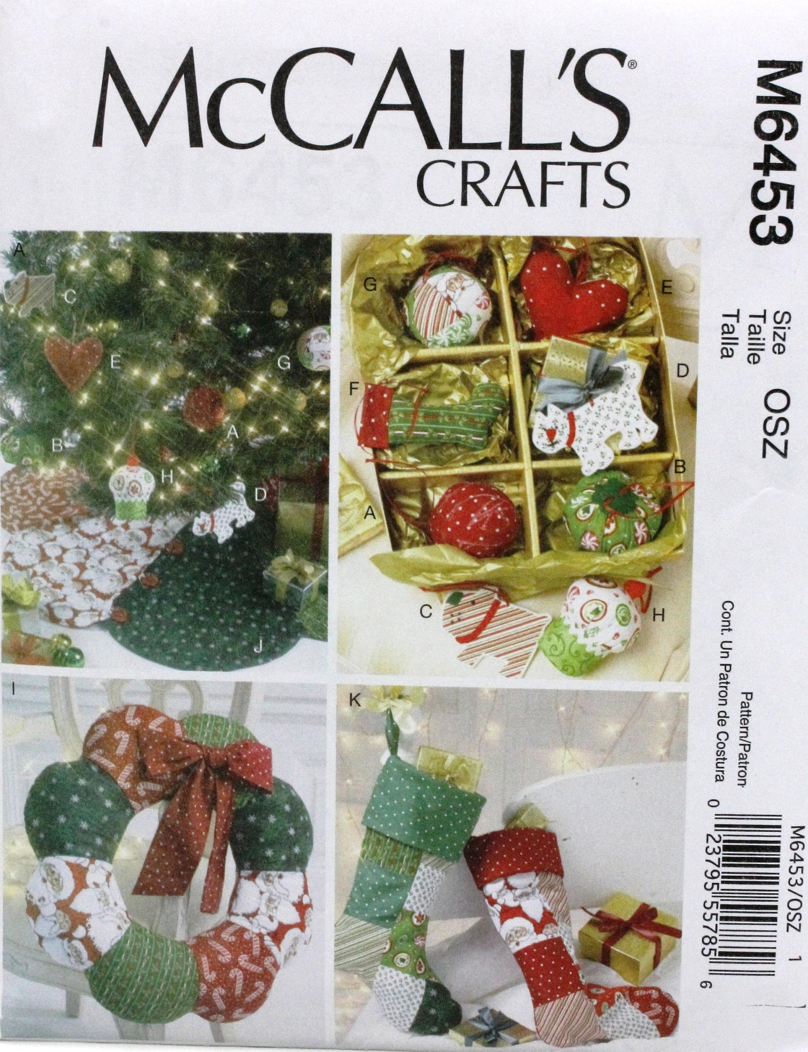 McCall's Christmas Sewing Pattern M6453 Tree Skirt Etsy