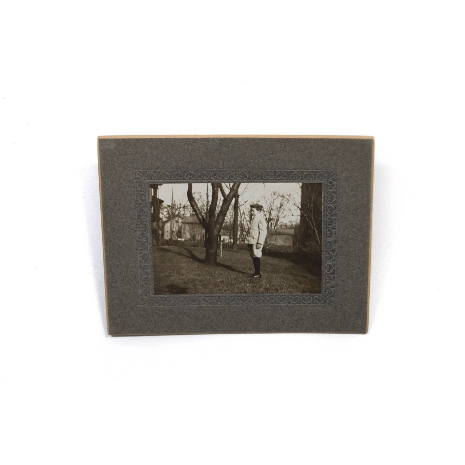 Fotografía antigua de un niño Antiguo Gabinete Foto Vintage | Etsy