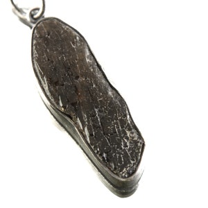 Torrington Smoky Citrine Pendant - Sterling Silver - Oxidized - Brush Texture - NO/05
