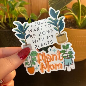 Plant Sticker Bundle | Plant Sticker | Water Bottle Sticker | Laptop Sticker | Kindle Sticker | Cute Bumper | Sticker | Funny Sticker