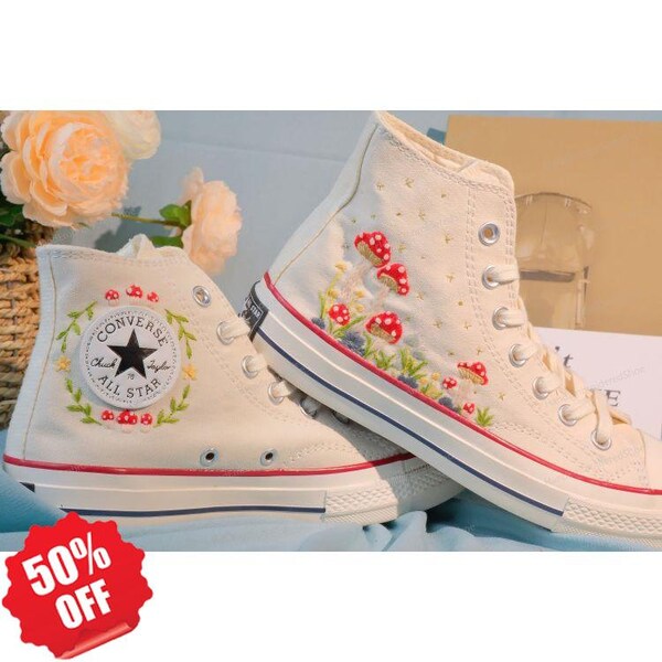 custom wedding chucks