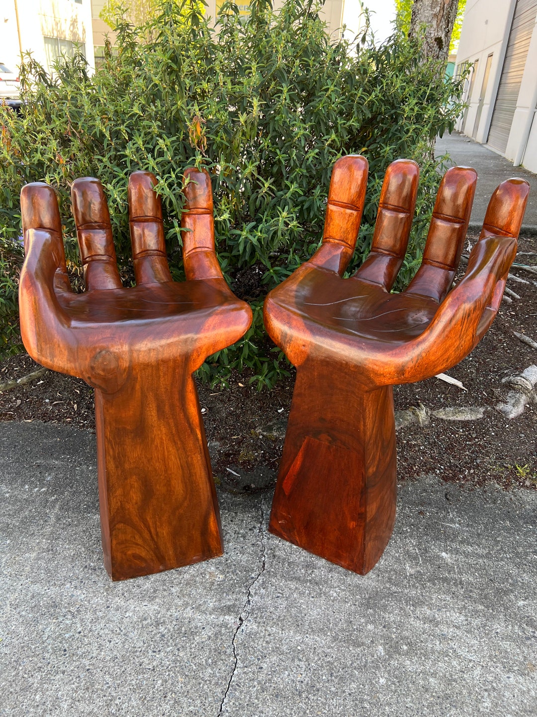 Wood Hand Chair Furniture from Bali Indonesia