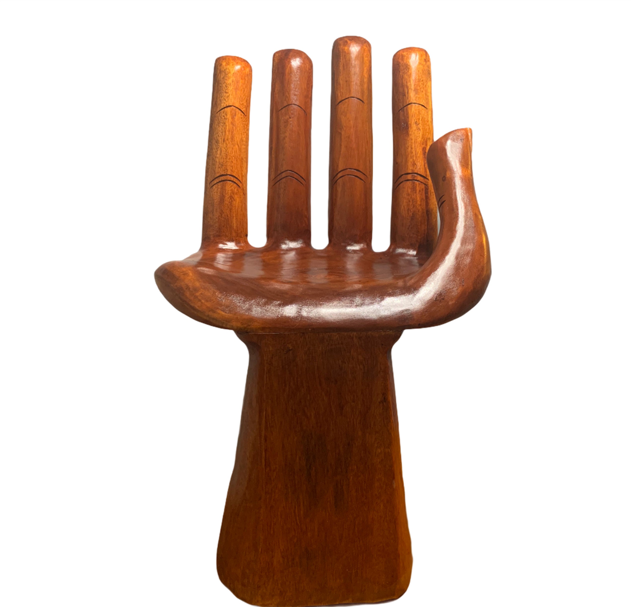 Wandschoner aus echtem Holz (für meine roten Stühle) – Hand im Glück