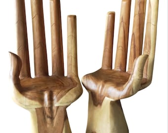 Wooden Dining Chair Hand Shaped Chair Wooden Hand Chair For Sale