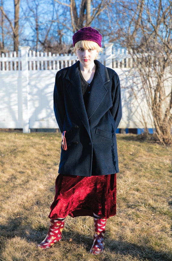 pure wool peacoat