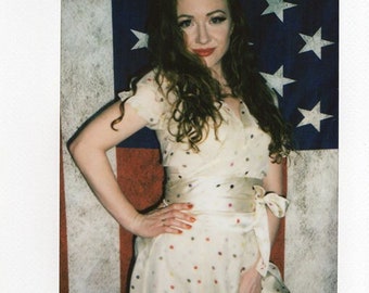 Original One-of-a-Kind Instax Wide Photo of Beautiful Jessamyn #3 by J.C. Chang