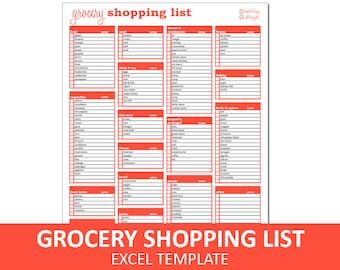 shopping list etsy