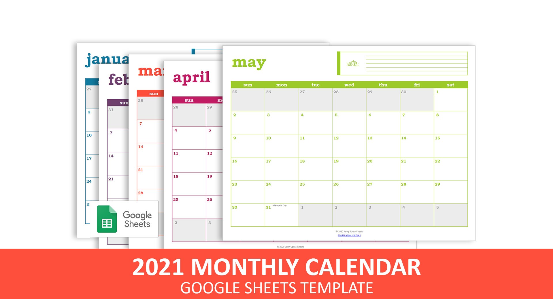 easy event calendar 2021 google sheets template printable etsy sweden