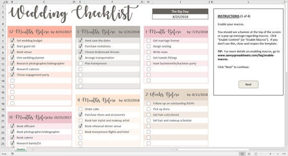 Printable Wedding Checklist Template from i.etsystatic.com