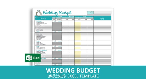 Wedding Budget Template For Excel from i.etsystatic.com