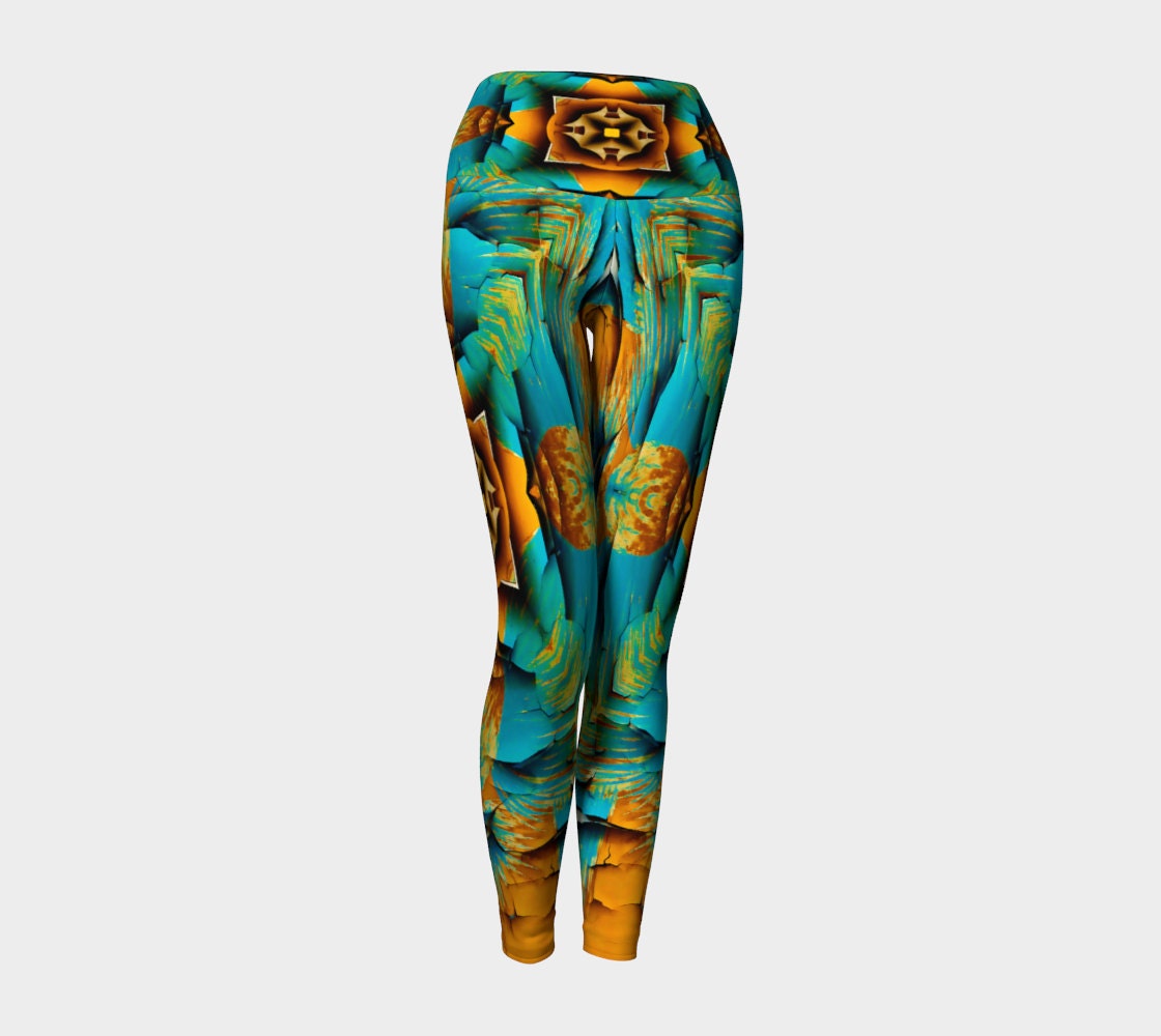 Wild Desert Yoga Leggings Wearable Art 