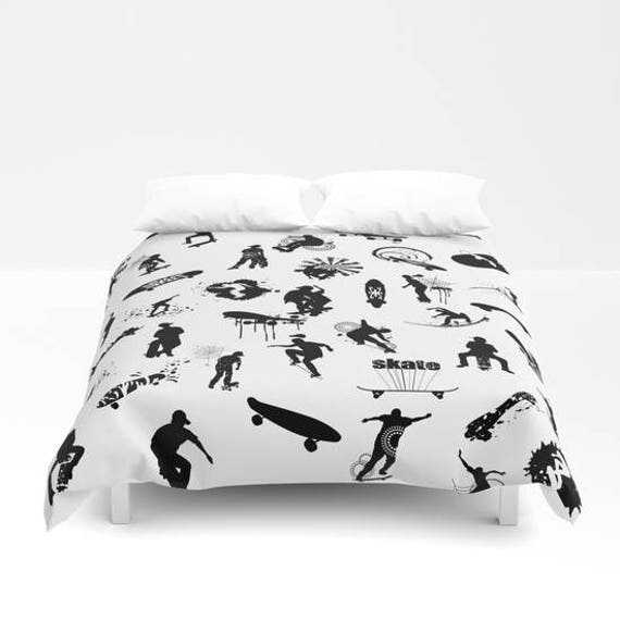 Shredders Duvet Cover Twin Twinxl Double Queen King Skateboard Image 0