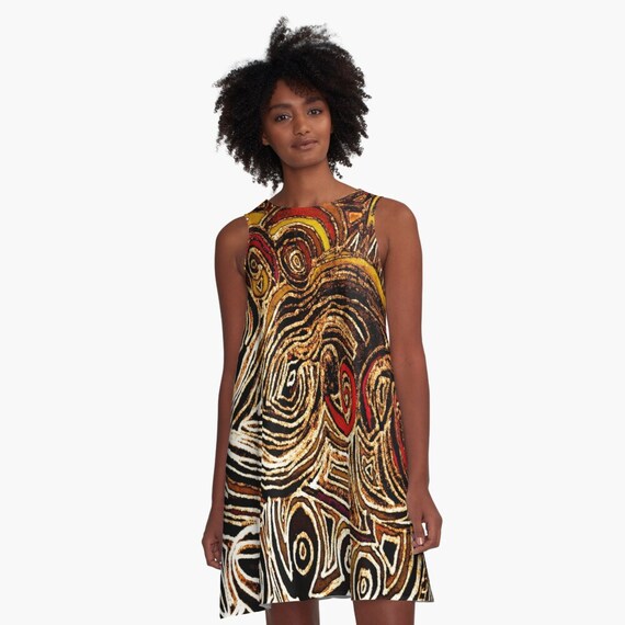 MAKOA A-line Swing Dress Trapeze Dress 