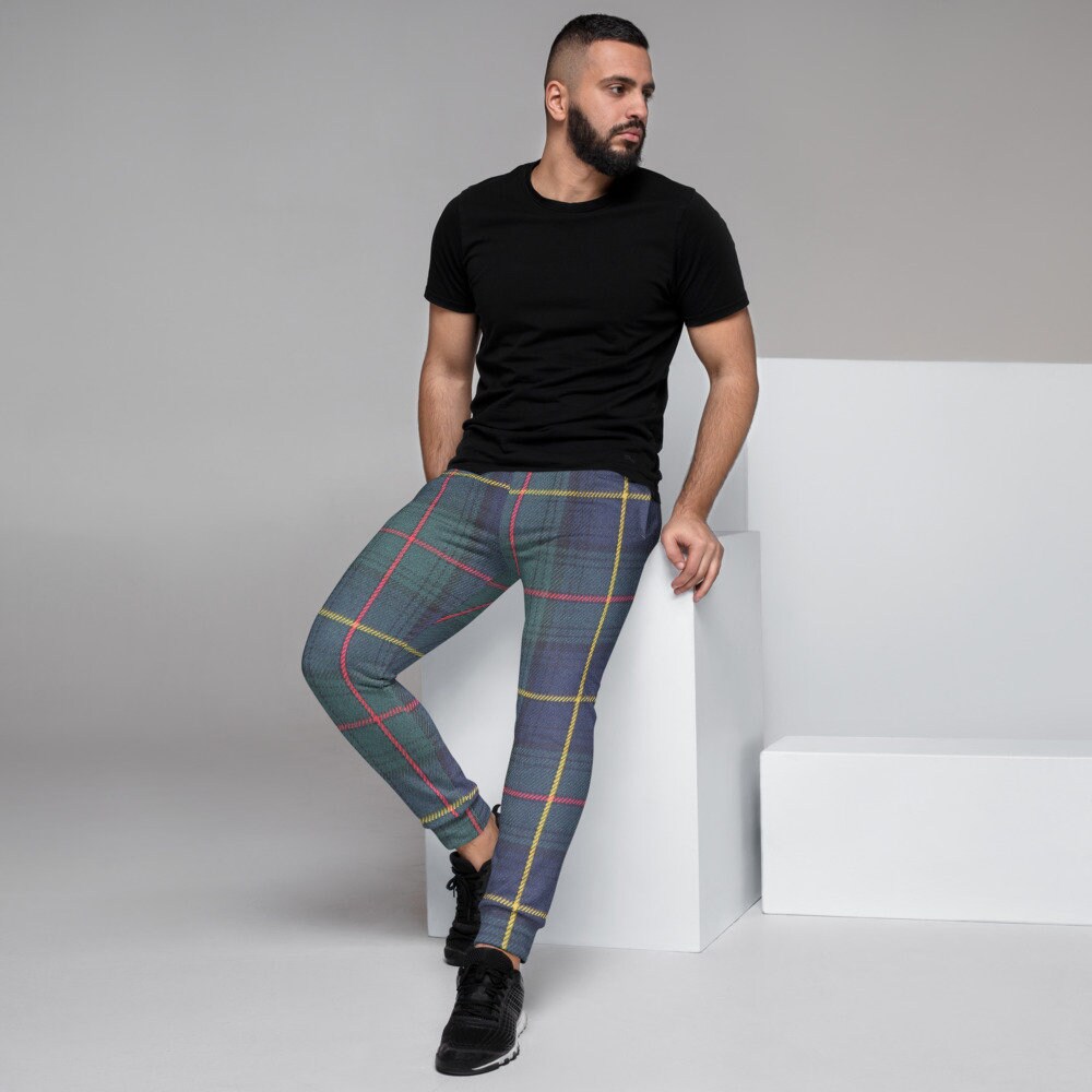TARTAN Men's Joggers Plaid Scotland 