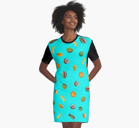 tropical 35 jersey dress