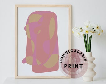 Bright and Bold Digital Wall Art, Digital Download Print, Downloadable Prints, Large Printable Art