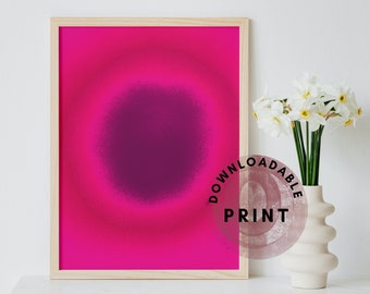 Colorful abstract art print for home decor, Instant download, minimalist and colorful digital art print