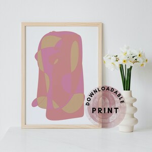 Bright and Bold Digital Wall Art, Digital Download Print, Downloadable Prints, Large Printable Art