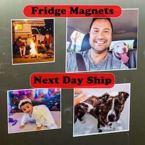 Ímãs de fotos de aniversário de 21 anos, ímãs de fotos personalizados, impressões de fotos personalizadas, presente de Natal exclusivo, ímãs para salvar o momento