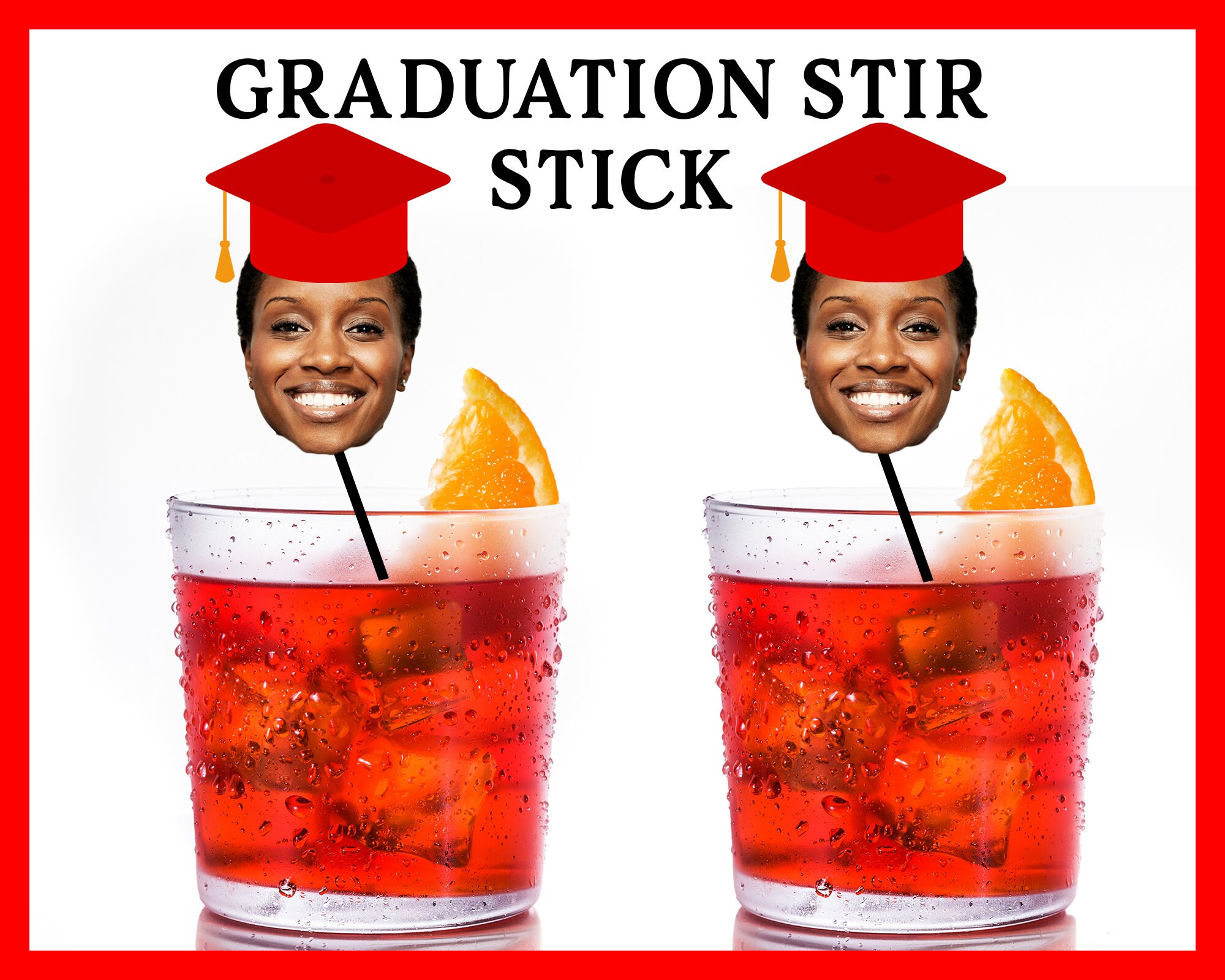 Personalized Graduation Drink Stirrers: Custom Swizzle Sticks for 2024 College Celebrations - Unique Party Favors and Gifts